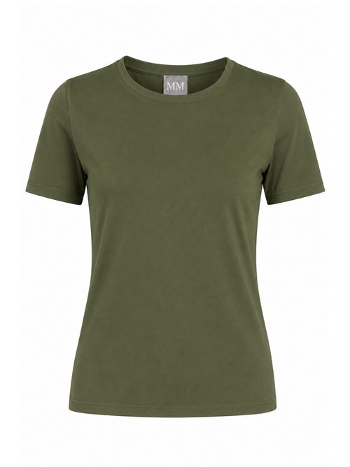 T-shirt MMLMULINO in cotone stretch Verde MM Max Mara | 2616971018600004